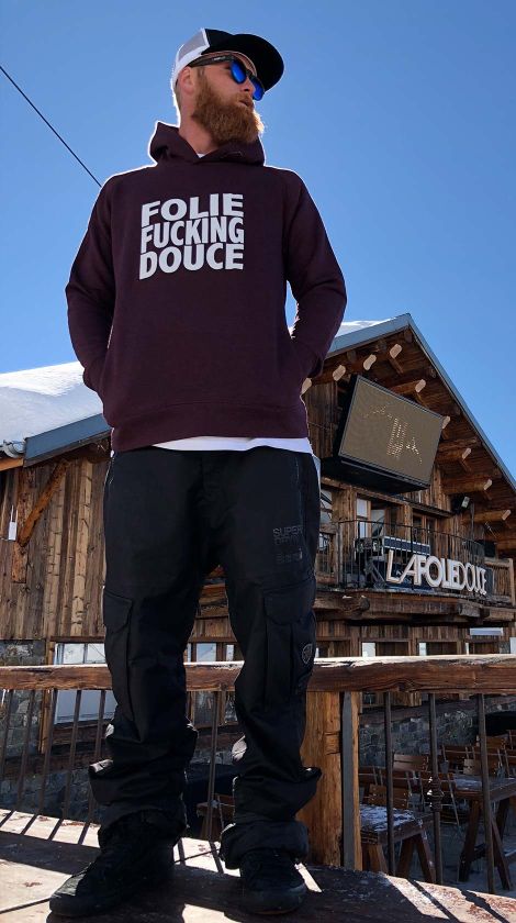 Création pour la Folie Douce | Hoodie sérigraphié